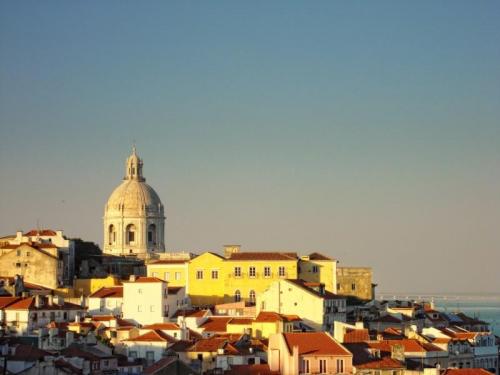 Lissabonn von Terasse