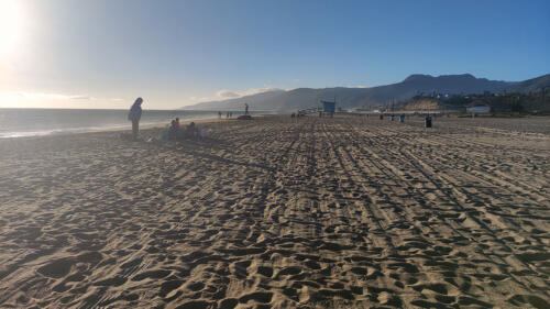 Pacific coast beach